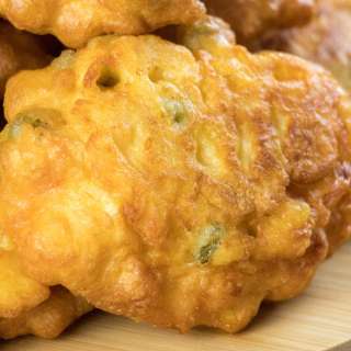 Corn and Pea Fritters Recipe