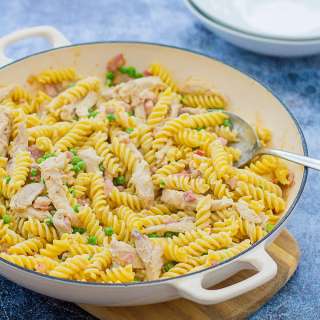 Easy Leftover Roast Chicken Pasta