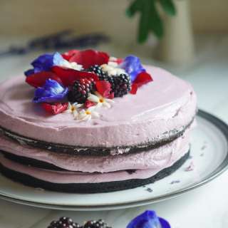 Chocolate Lavender Cake Recipe