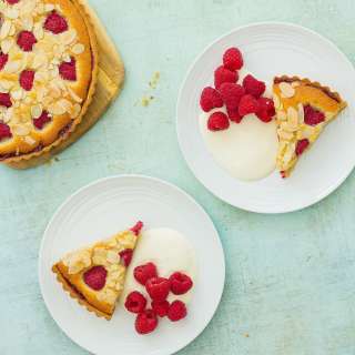 Raspberry Bakewell Tart