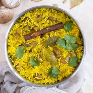 Easy Mushroom Pilau Rice