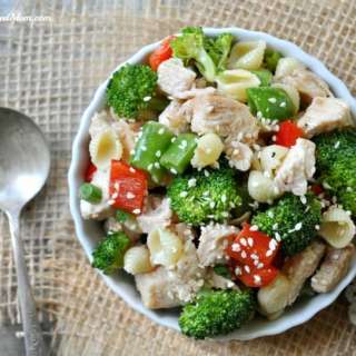 Sesame Chicken Pasta Salad