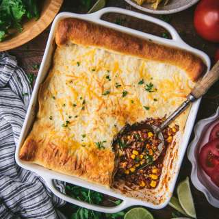 Crescent Roll Taco Bake