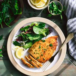 Parmesan Crusted Chicken {Chicken Milanese}