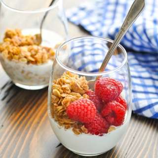 Stovetop Cinnamon Pecan Granola