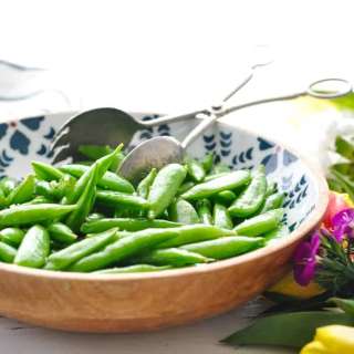 2-Ingredient Italian Sugar Snap Peas