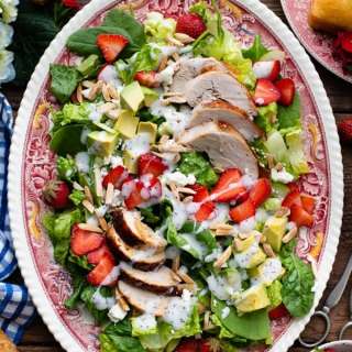 Strawberry Chicken Salad with Poppy Seed Dressing