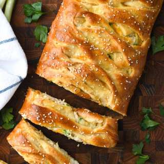 Chicken and Broccoli Crescent Braid