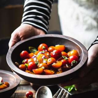 Tomato Salad with Basil and Balsamic