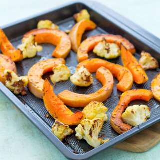 Cumin Roasted Cauliflower and Butternut Squash