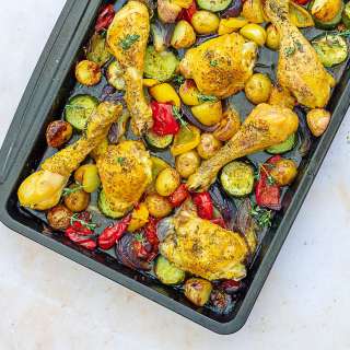 Very Easy Mediterranean Chicken Traybake