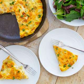 Easy Spanish Omelette (no flipping required)