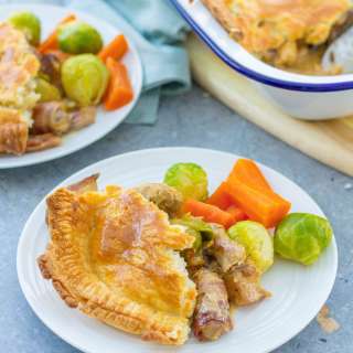 Easy Leftover Turkey and Vegetable Pie