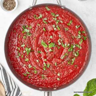 Healthy Hearty Marianra Sauce (Keto, Low-Calorie and Low-Sodium)