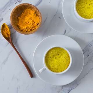 Turmeric Latte (Vegan version, too)