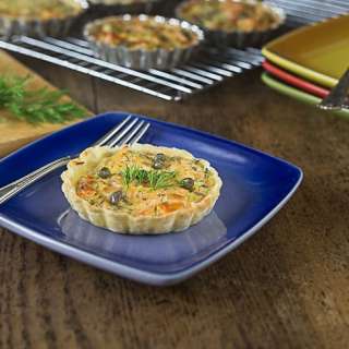 Salmon Tartlets Recipe Card