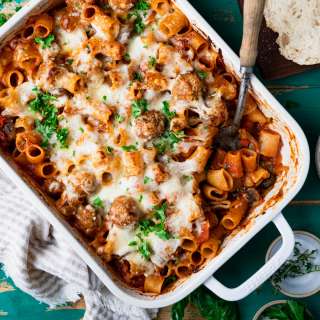 Dump-and-Bake Meatball Casserole with Veggies