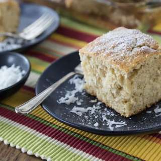 Jamaican Toto - Caribbean Coconut Cake