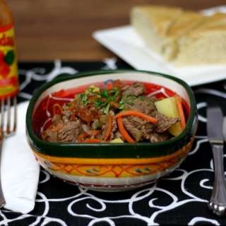 Panamanian Beef Stew Recipe Card