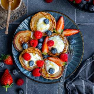 3 Ingredient Banana, Oat, Egg Pancakes