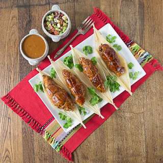 Chipotle Stuffed Chicken Tamales