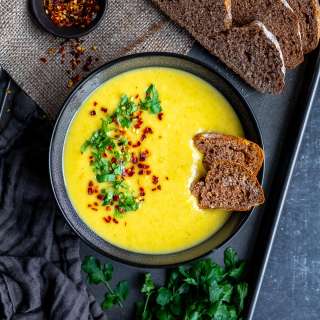 Curried Parsnip Soup (Only 4 Ingredients!)