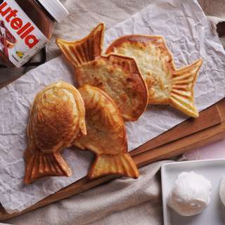 Simple & Soft Nutella Taiyaki