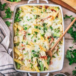 Chicken Alfredo Casserole