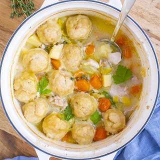 Traditional British Suet Dumplings (using Atora Suet)