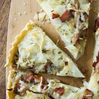 Potato, Bacon, Gruyere Tart - Potato Pie Recipe