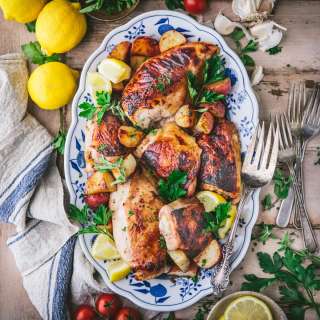 Greek Chicken and Potatoes