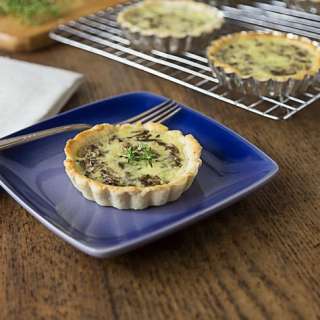 Wild Mushroom, Gruyere, Mini Quiche Recipe