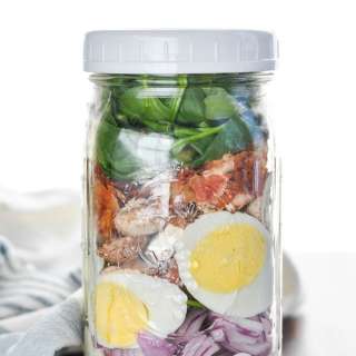 Mason Jar Spinach Salad Recipe