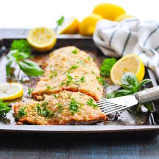 Parmesan Herb Baked Salmon Fillet