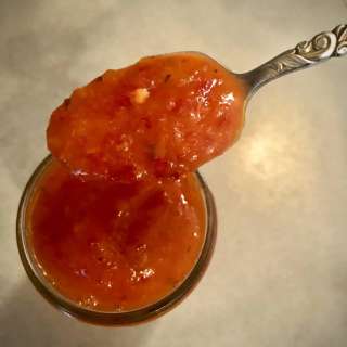Lacto-Fermented Peach Hot Sauce