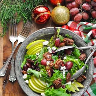 Christmas Salad with Champagne Vinaigrette