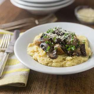 Easy Polenta with Sausage and Mushrooms Recipe