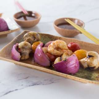 Easy Sweet and Spicy Shrimp Kebabs Recipe