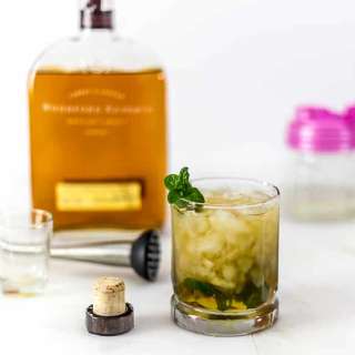 Mint Julep Cocktail Recipe - How to Muddle and Mix
