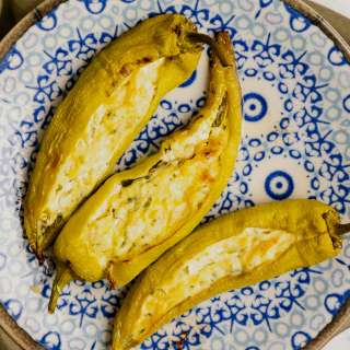 Simple & Satisfying Stuffed Hungarian Wax Peppers