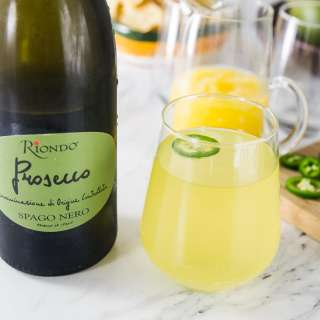 Sparkling Mango Prosecco Cocktail