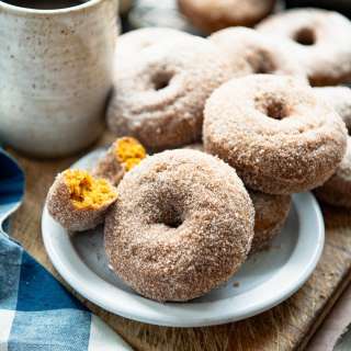 One-Bowl Baked Pumpkin Donuts