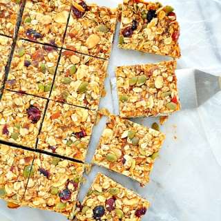 Fall Harvest Healthy Granola Bars
