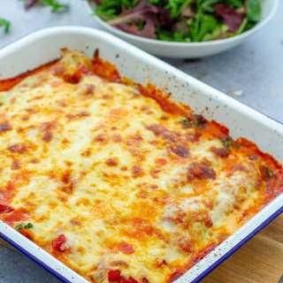 Super Simple Spinach and Ricotta Cannelloni