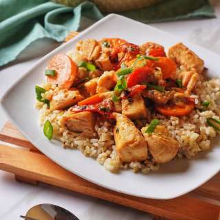 Low FODMAP Chicken Stir Fry