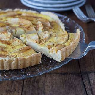 Tarte Normande Recipe - French Apple Tart with Custard