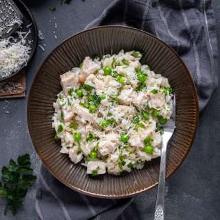 Leftover Turkey Risotto