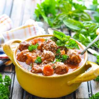 Slow Cooker Italian Meatball Stew