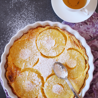 Pineapple And Coconut Clafoutis