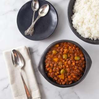 Puerto Rican Rice and Beans - Habichuelas Guisadas